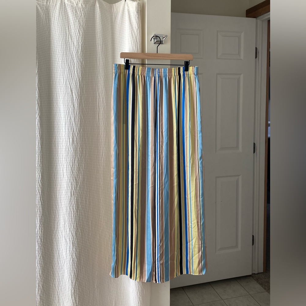 Favorite Daughter Easy Wide Leg Pants in Riviera Stripe - Picture 3 of 5